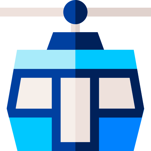 seilbahn Basic Straight Flat icon