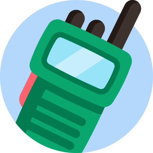 walkie talkie Detailed Flat Circular Flat icono