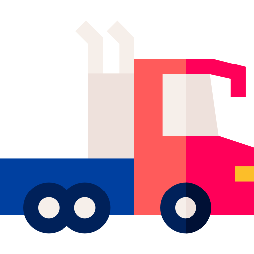 Lorry Basic Straight Flat icon