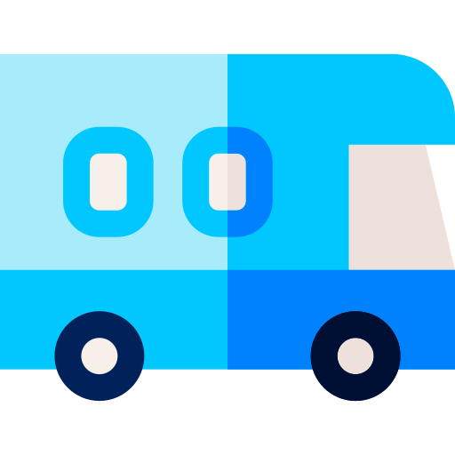 caravane Basic Straight Flat Icône
