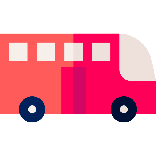 autobus Basic Straight Flat Icône