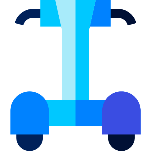 세그웨이 Basic Straight Flat icon