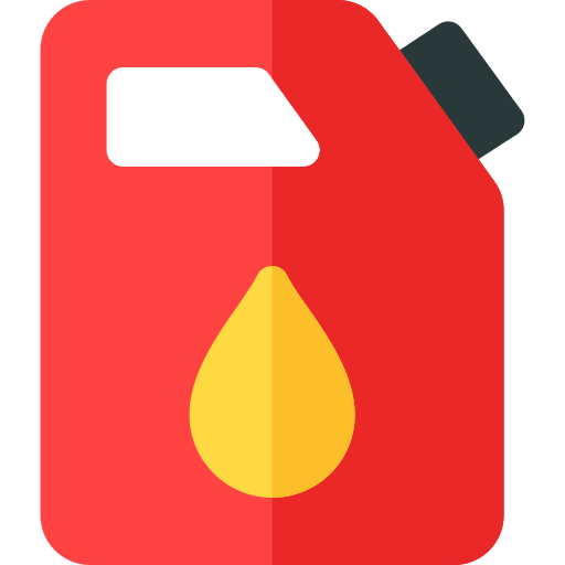 lata de gas Basic Rounded Flat icono