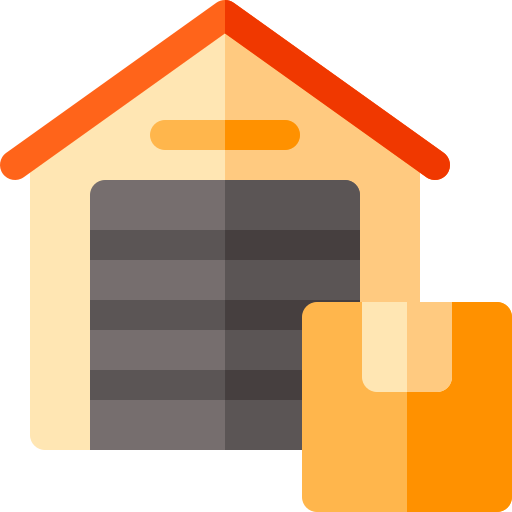 Warehouse Basic Rounded Flat icon