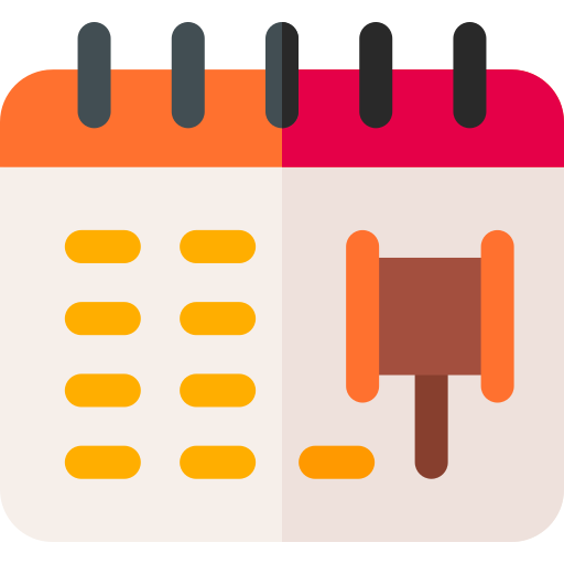 Calendar Basic Rounded Flat icon