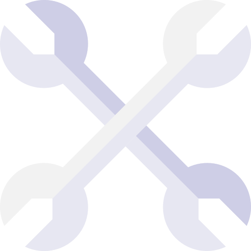 schraubenschlüssel Basic Straight Flat icon