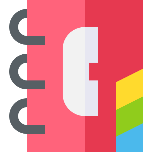 電話帳 Basic Straight Flat icon