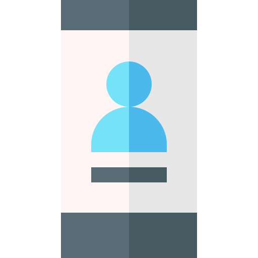 Contacts Basic Straight Flat icon