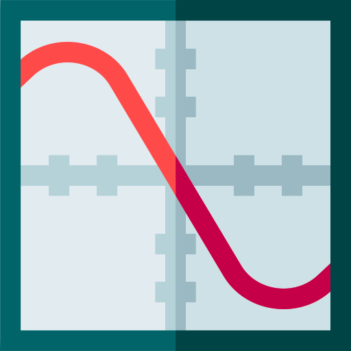 Matemáticas Basic Straight Flat icono
