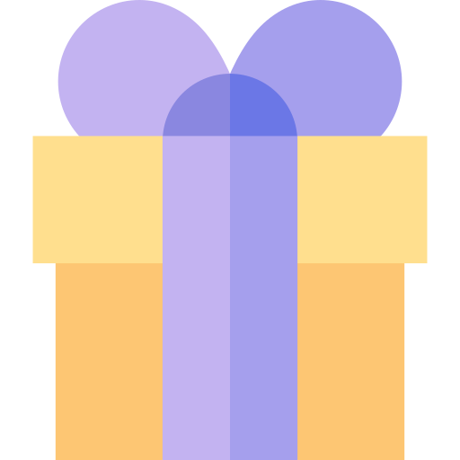 geschenk Basic Straight Flat icon