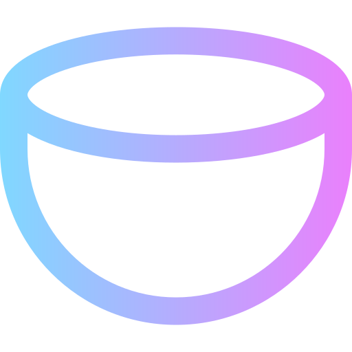 Bowl Super Basic Rounded Gradient icon