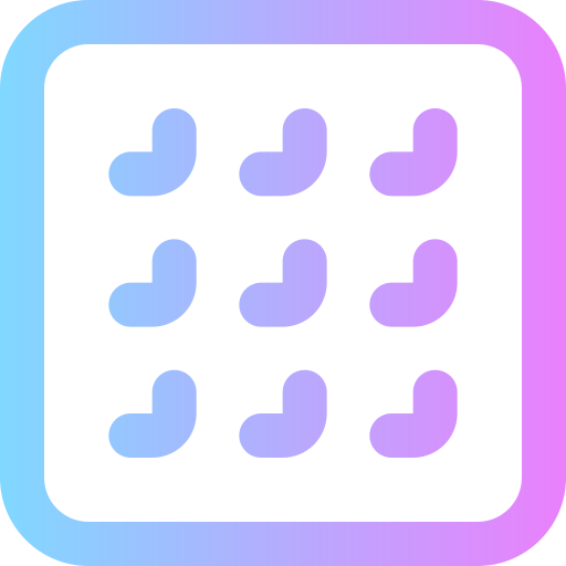 waffel Super Basic Rounded Gradient icon