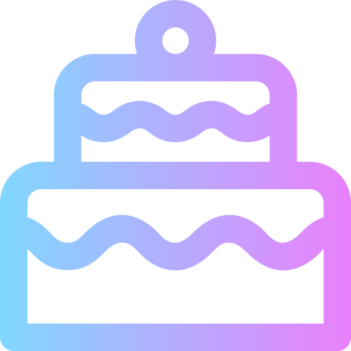 Cake Super Basic Rounded Gradient icon