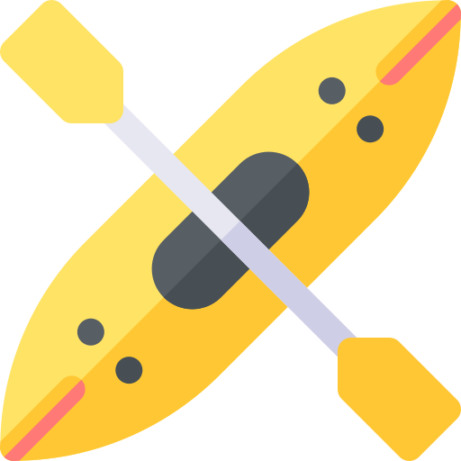 kayak Basic Rounded Flat Icône