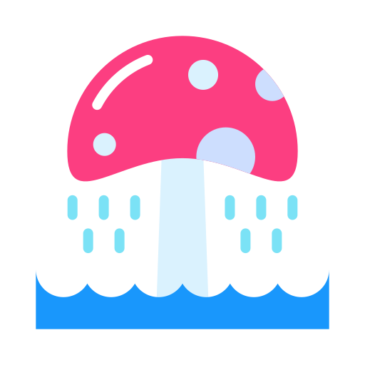 Mushroom shower Good Ware Flat icon