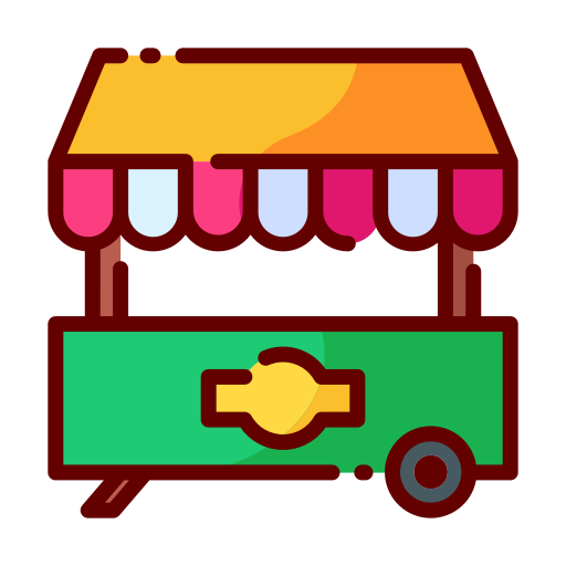 Food truck Good Ware Lineal Color icon
