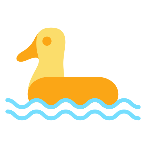 Duck Good Ware Flat icon