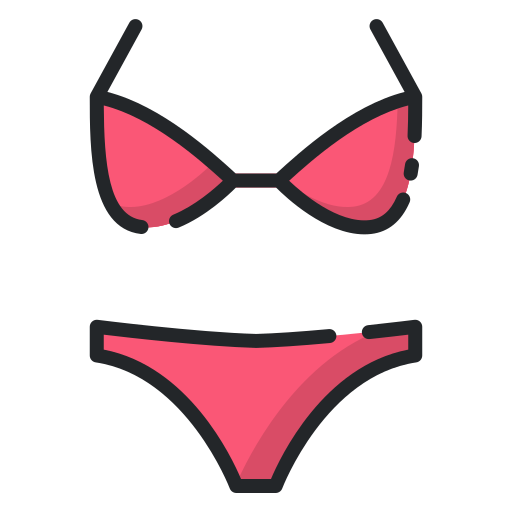 Bikini Good Ware Lineal Color icon