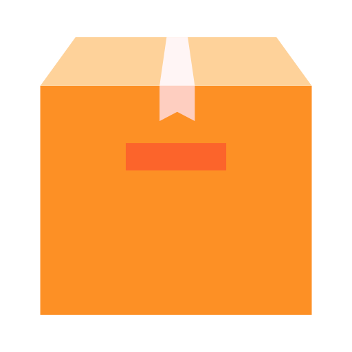 Cardboard box Good Ware Flat icon