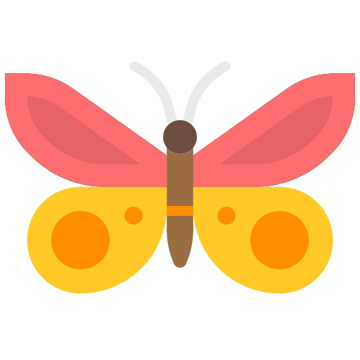vlinder Good Ware Flat icoon