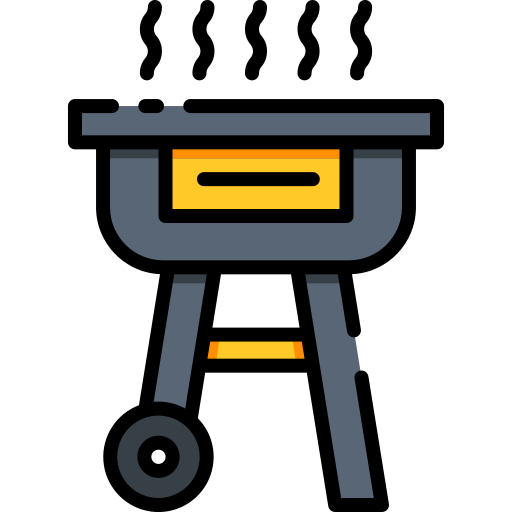 un barbecue Good Ware Lineal Color Icône