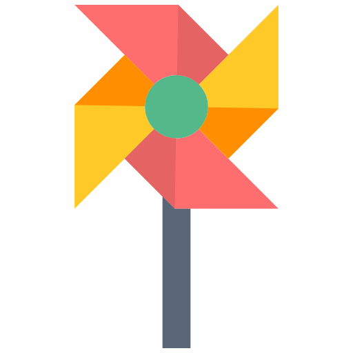 Pinwheel Good Ware Flat icon