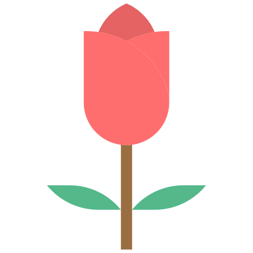 Tulip Good Ware Flat icon