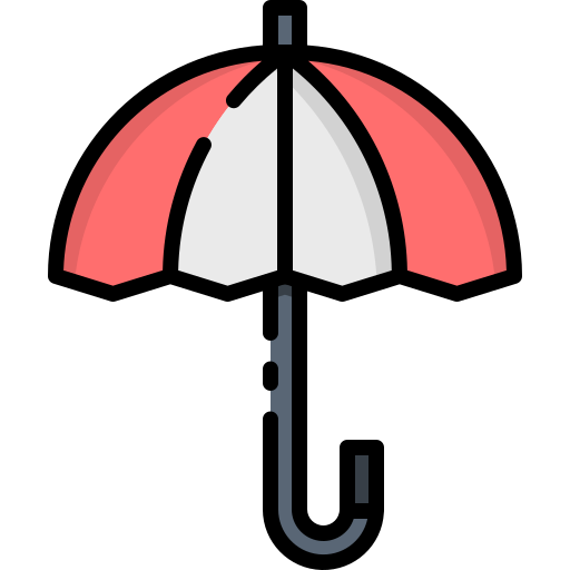 Umbrella Good Ware Lineal Color icon