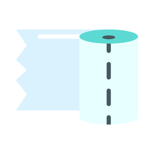 Toilet paper Good Ware Flat icon
