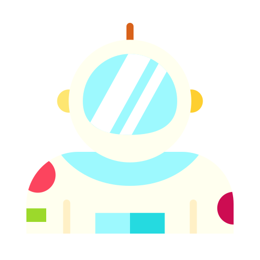 astronaut Good Ware Flat icoon
