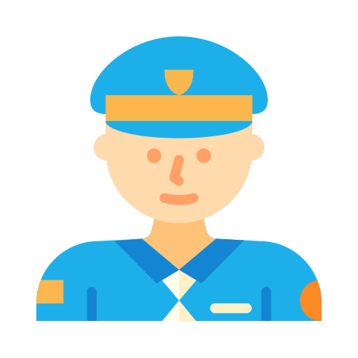 polizist Good Ware Flat icon