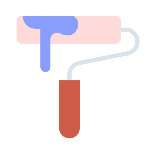 Paint roller Good Ware Flat icon