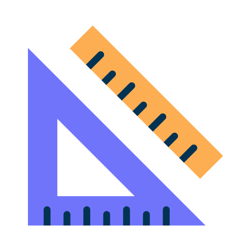 Triángulo Good Ware Flat icono