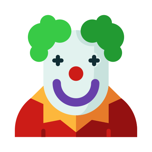 clown Good Ware Flat icon