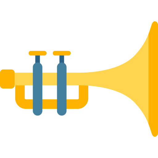 Trompeta Special Flat icono
