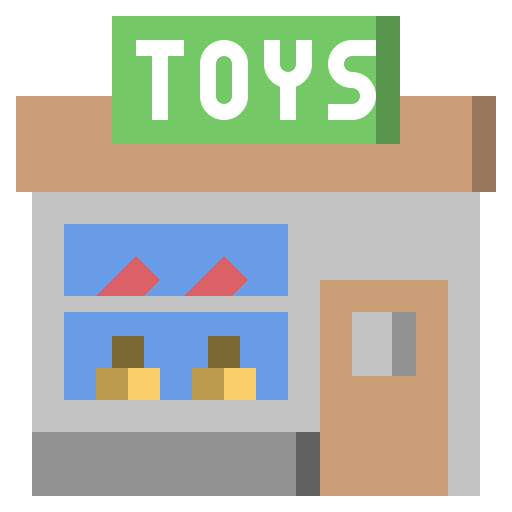 speelgoedwinkel Surang Flat icoon