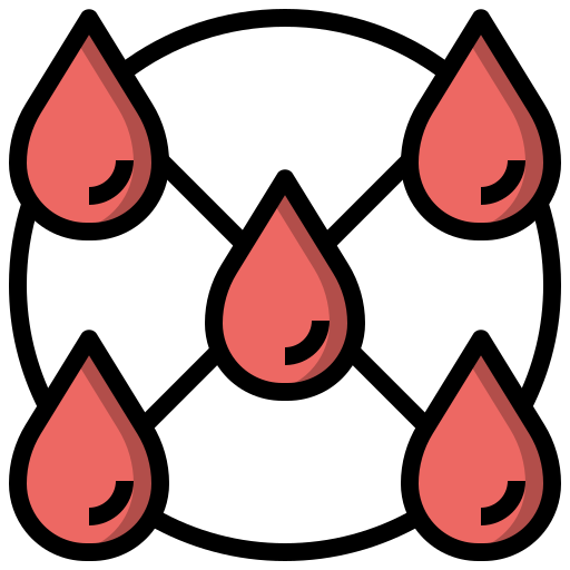 Blood donation Surang Lineal Color icon