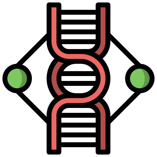 dna-struktur Surang Lineal Color icon