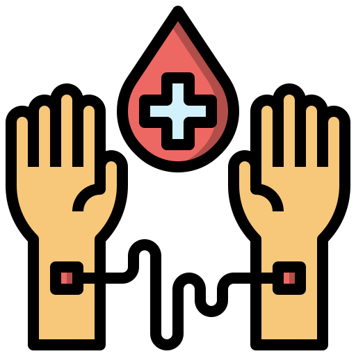 Transfusão de sangue Surang Lineal Color Ícone