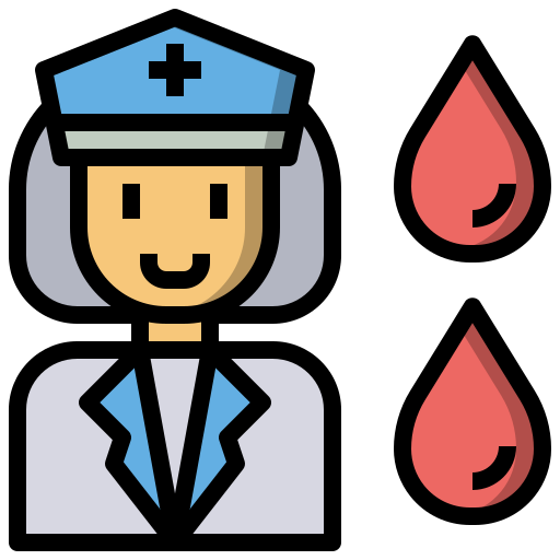 verpleegkundige Surang Lineal Color icoon