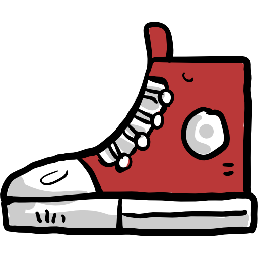 Shoe Hand Drawn Color icon