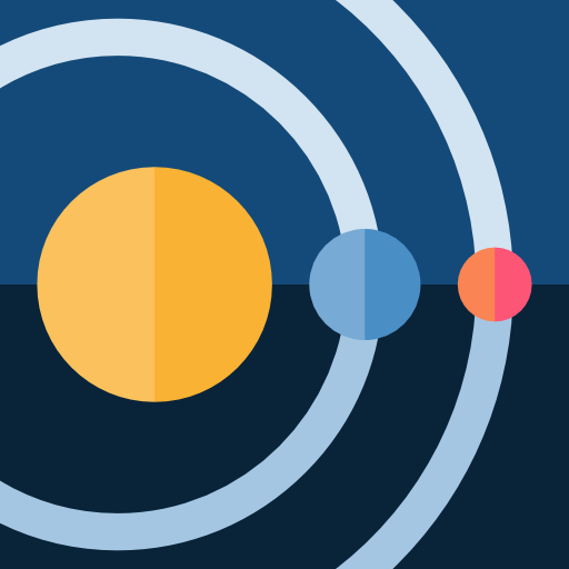 太陽系 Basic Straight Flat icon
