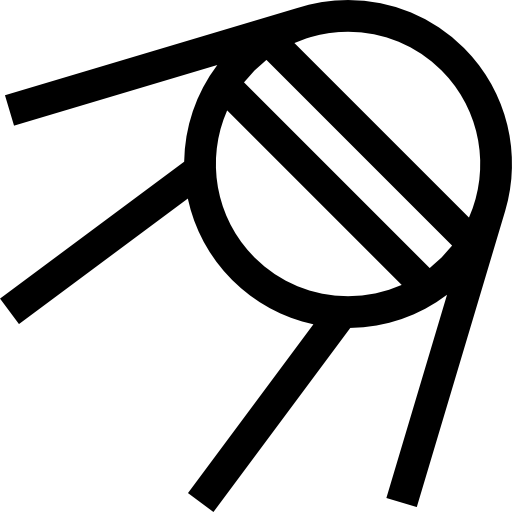 위성 Basic Straight Lineal icon