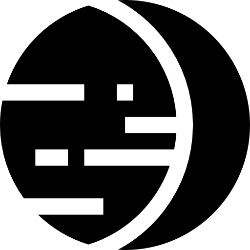 planeta Basic Straight Filled icono