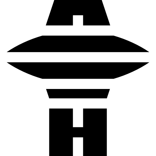 ufo Basic Straight Filled icona