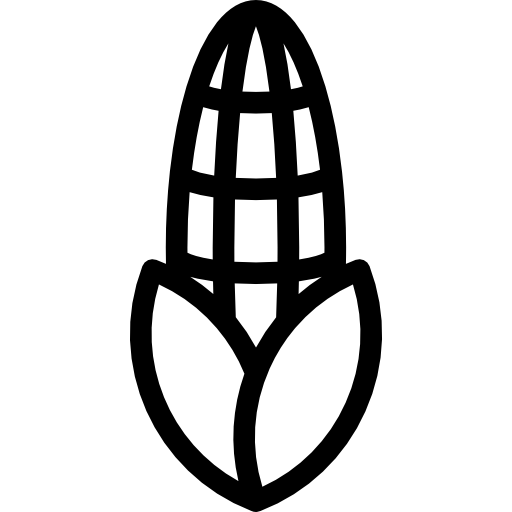 옥수수 Detailed Rounded Lineal icon
