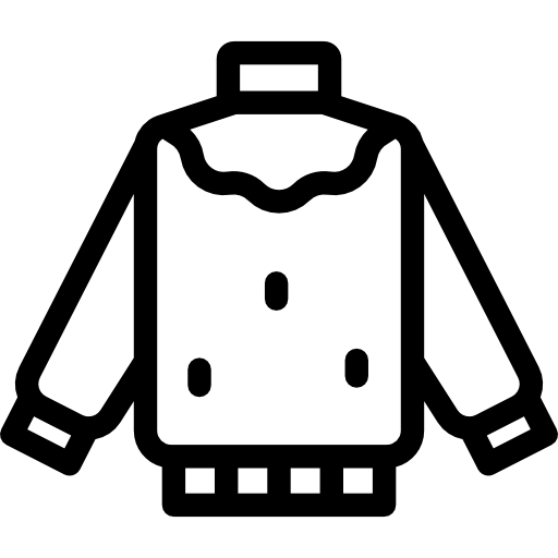 스웨터 Detailed Rounded Lineal icon
