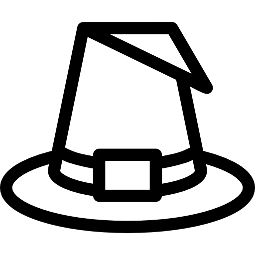 czarownica Detailed Rounded Lineal ikona