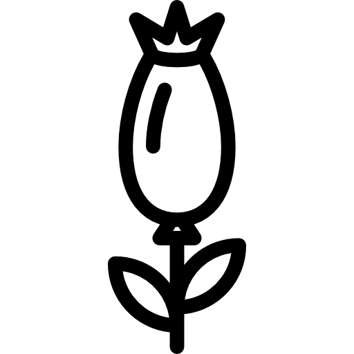 róża Detailed Rounded Lineal ikona
