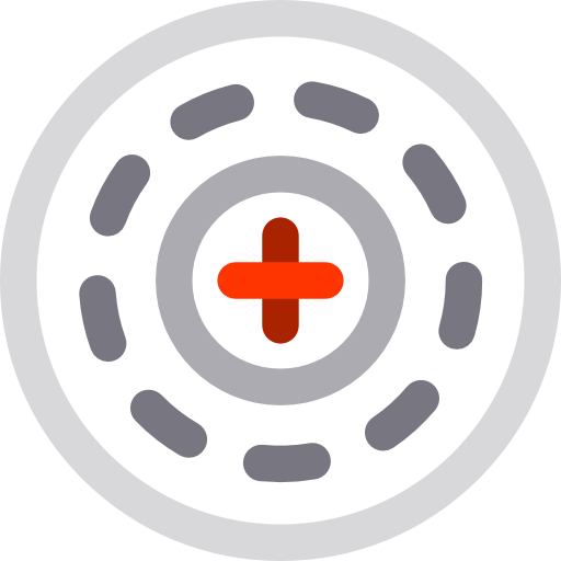 lente de contacto biónica Basic Rounded Flat icono